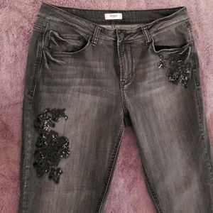 Kenzie sequined skinny jeans